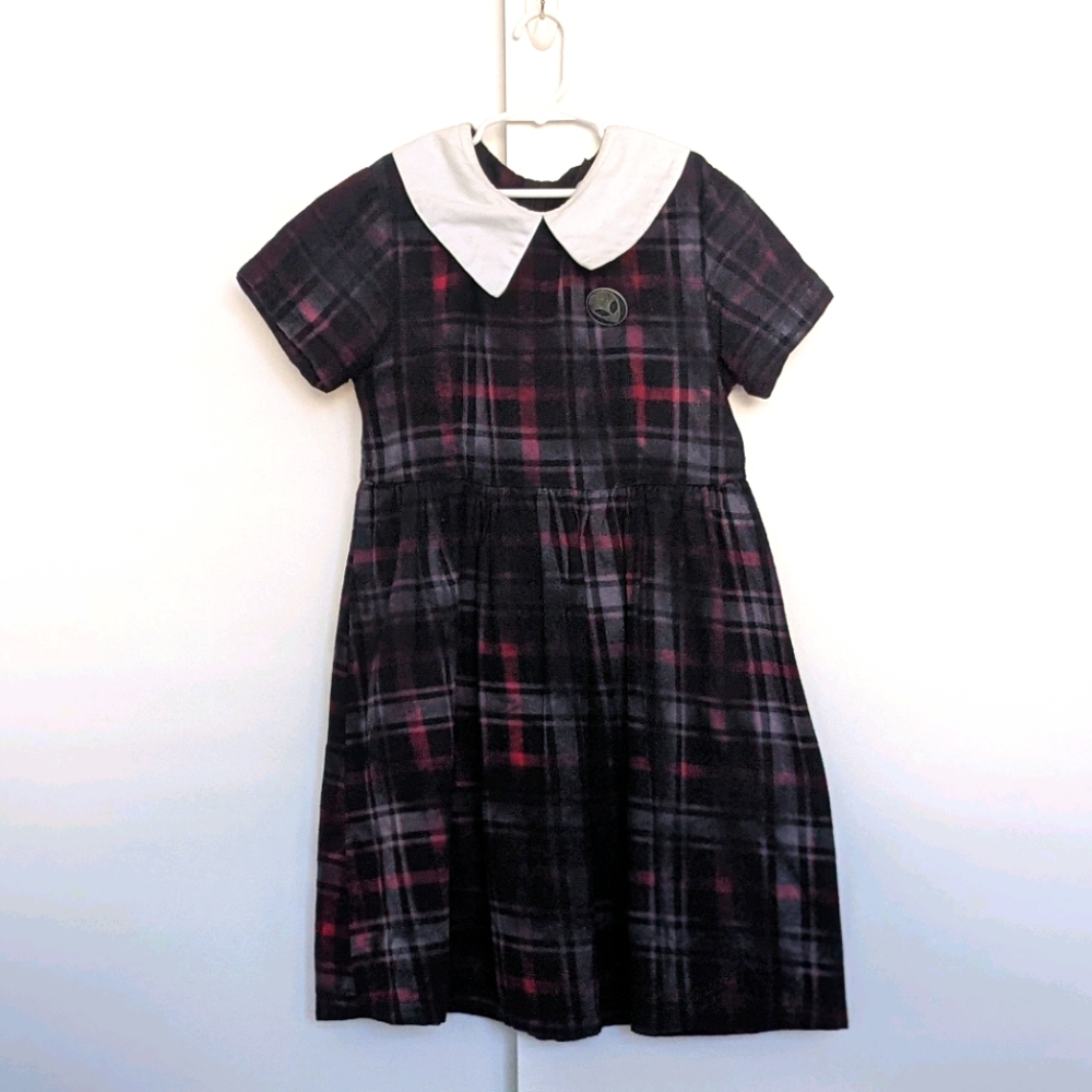Disturbia Plaid Alien Babydoll Dress